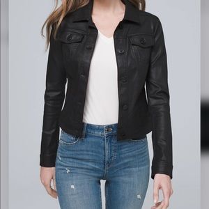 Almost New LUXE WHBM Black Denim Jacket